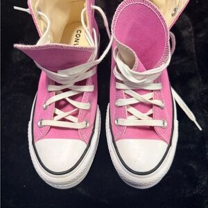 Converse Kids Sneakers in Pink and White